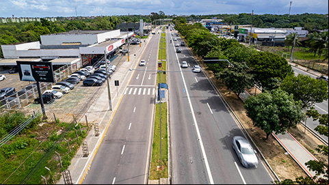 Primeira etapa das obras na avenida Durval de Góes Monteiro é finalizada